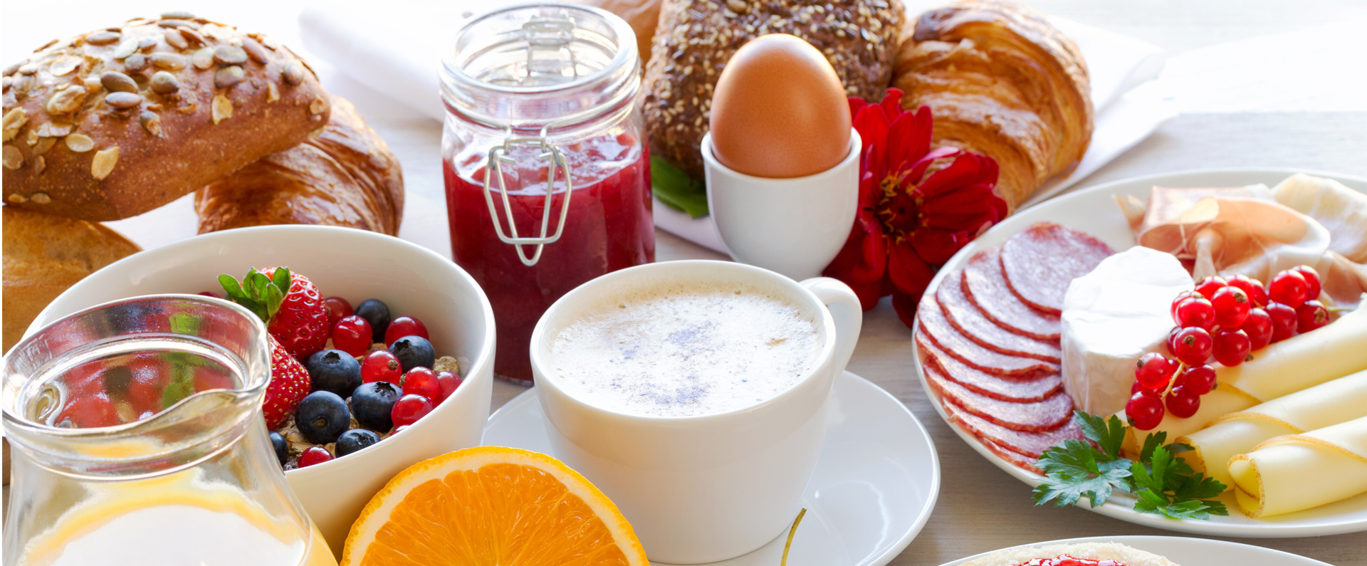 Unser reichhaltiges Frühstücksbuffet